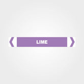 Custom Metal Sign,Lime Pipe Marker